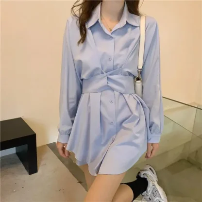 Elegant Mini White Dress - Image 6